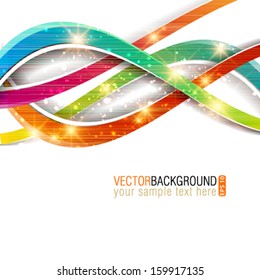 Vector abstract technology lines background.