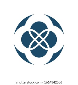 vector Abstract technology logo, design concept, emblem, icon, flat logotype element for template.