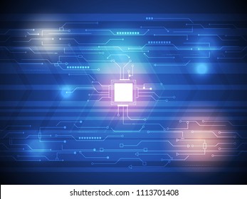 Vector abstract technology of modern circuit