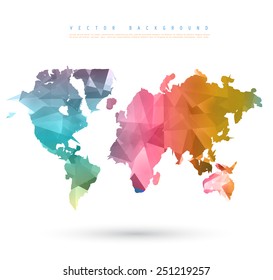 Mapa de la Tierra de Telecomunicaciones Abstractas Vectoras. Ilustración de la conexión de mapa mundial