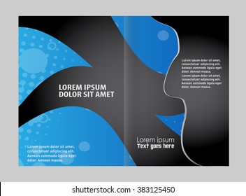 Vector Abstract template brochure design 
