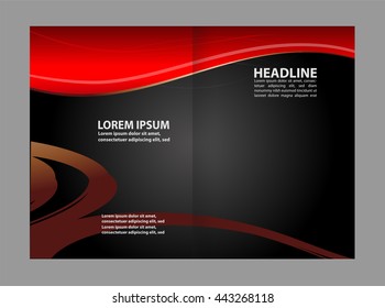 Vector Abstract template brochure design 
