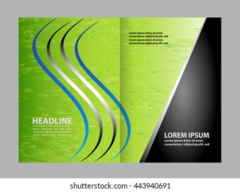 Vector Abstract template brochure design 
