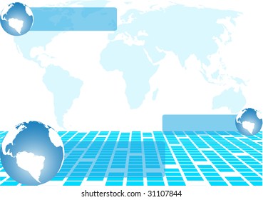 Vector abstract template; clip-art