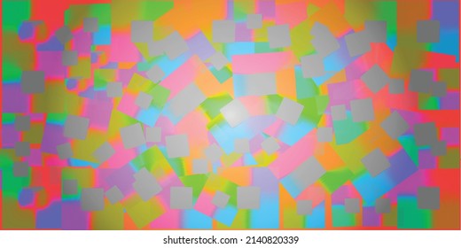 Vector abstract template for cover, poster, business card, brochure, websites. Blurred colorful mosaic background.