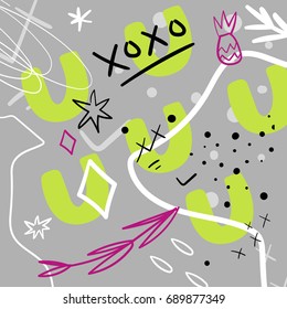 Vector abstract texture, background.