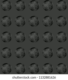 vector abstract texture of black circles