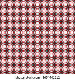 Vector abstract texture with different geometrical elements. Colorful pattern background.