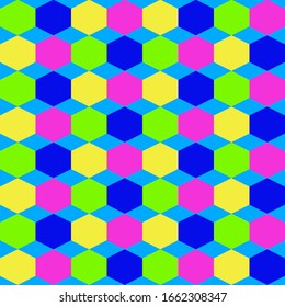 Vector abstract texture with different geometrical elements. Colorful pattern background.