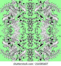 Vector abstract texture with abstract flowers. Endless background. Ethnic lace pattern. Vector backdrop. Bright pattern. Summer template. Use for wallpaper,pattern fills, web page background 