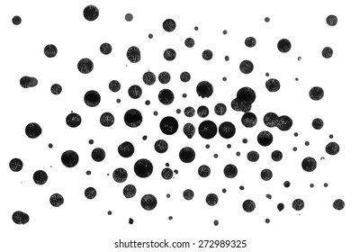 Vector abstract texture of ink drops stains. 
