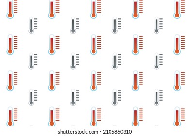 Vector Abstract Thermometer Pattern Background
