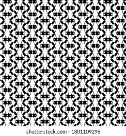Vector abstract transparent ornament  monochrome seamless pattern background tile 