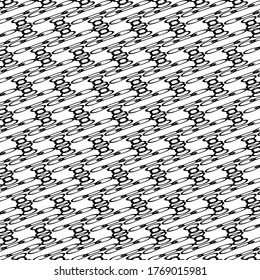 Vector abstract  transparent seamless geometric  ornamental black and white transparent pattern background tile 