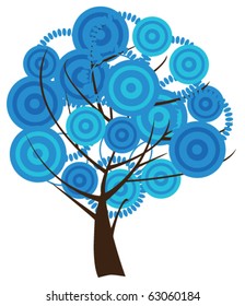 vector abstract tree