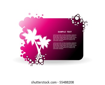 vector abstract tree art design