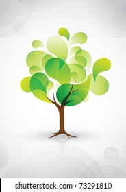 Vector Of Abstract Tree Icon