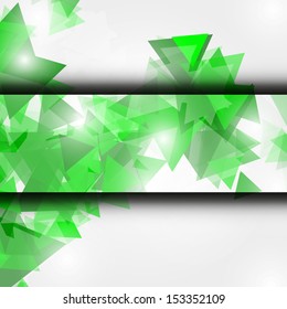 Vector abstract triangle background