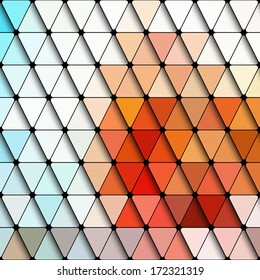 Vector Abstract Triangle Background