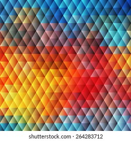 Vector Abstract Triangle Background