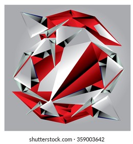 Vector abstract triangle Background