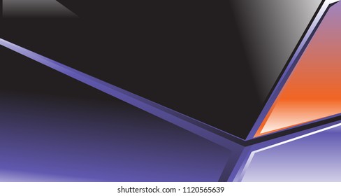 Vector abstract triangle geometric background. Template for banner, presentation, poster in eps10.
