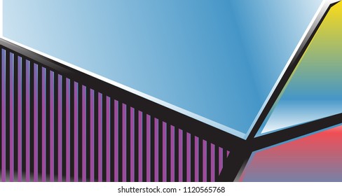 Vector abstract triangle geometric background. Template for banner, presentation, poster in eps10.
