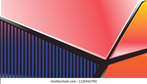 Vector abstract triangle geometric background. Template for banner, presentation, poster in eps10.
