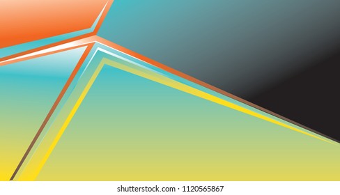 Vector abstract triangle geometric background. Template for banner, presentation, poster in eps10.
