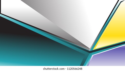 Vector abstract triangle geometric background. Template for banner, presentation, poster in eps10.
