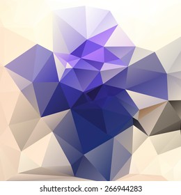 Vector abstract triangle geometric pattern with geometric shapes, rhombus. EPS10