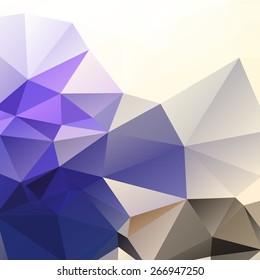 Vector abstract triangle geometric pattern with geometric shapes, rhombus. EPS10