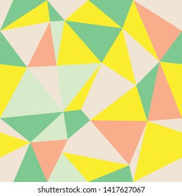 Vector Abstract Triangle Geometrical Multicolored Background. Suitable for textile, gift wrap and wallpaper.