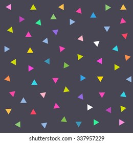 Vector abstract triangle hipster geometric pattern background