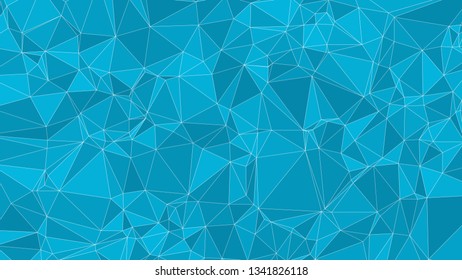 Vector abstract triangle shapes connections