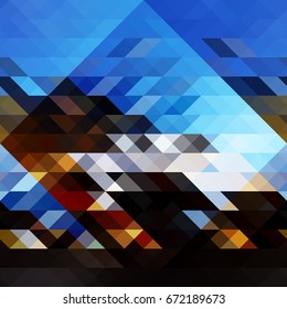 Vector abstract triangle texture pattern