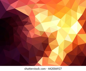 Vector abstract triangles background