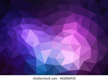 Vector abstract triangles background