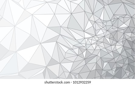 Vector abstract   triangles background in gray colors.