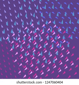 Vector abstract triangles pattern. Hipster geometric background