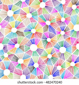 Vector abstract triangles pattern, honeycomb grid handdrawn backdrop.