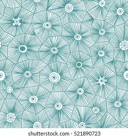 Vector abstract triangles pattern, honeycomb grid handdrawn backdrop.