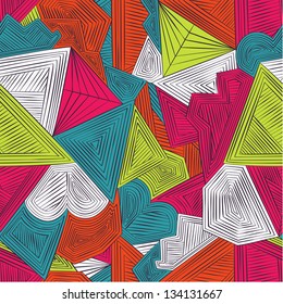 Vector abstract triangles template background