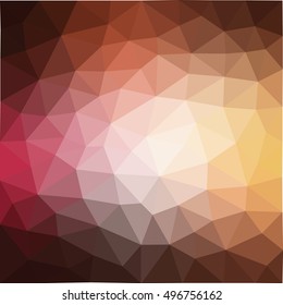 Vector abstract triangulated background