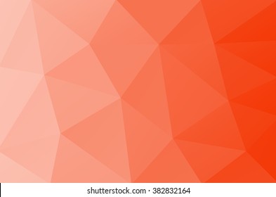 Vector abstract triangulated background | Orange background | bright | triangles | geometric 