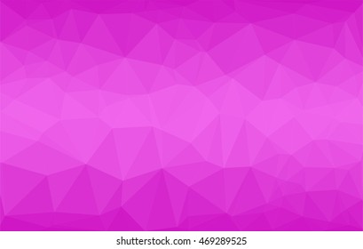 Vector abstract triangulated background. Pink triangulated background. Abstract background