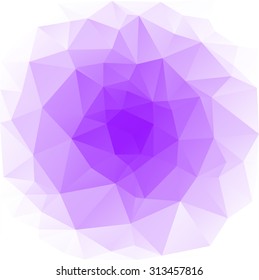 Vector abstract triangulated background | purple background 