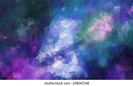 Vector abstract triangulated background | abstract texture | triangles background | fog background | abstract space background | waves | smoke background | abstract ocean background | dust | colorful