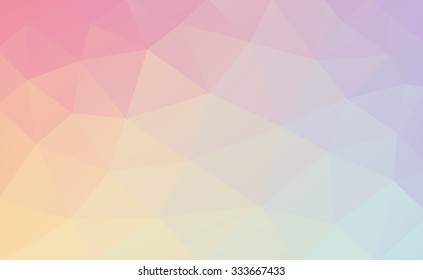 Abstract Triangle Art Pastel Colors Eps10 Stock Vector (Royalty Free ...