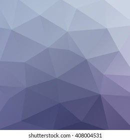 Vector abstract triangulated blue background. Purple pattern. Geometric texture. Modern. Triangles. Blue. Grey. Pale. 